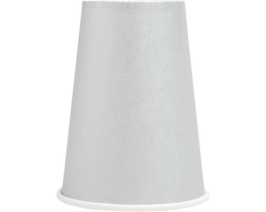 PRO nappe Einwegbecher Silber 15 Stück