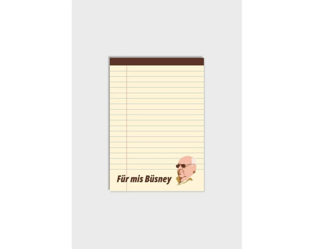 Swissmeme Notizblock Büsney