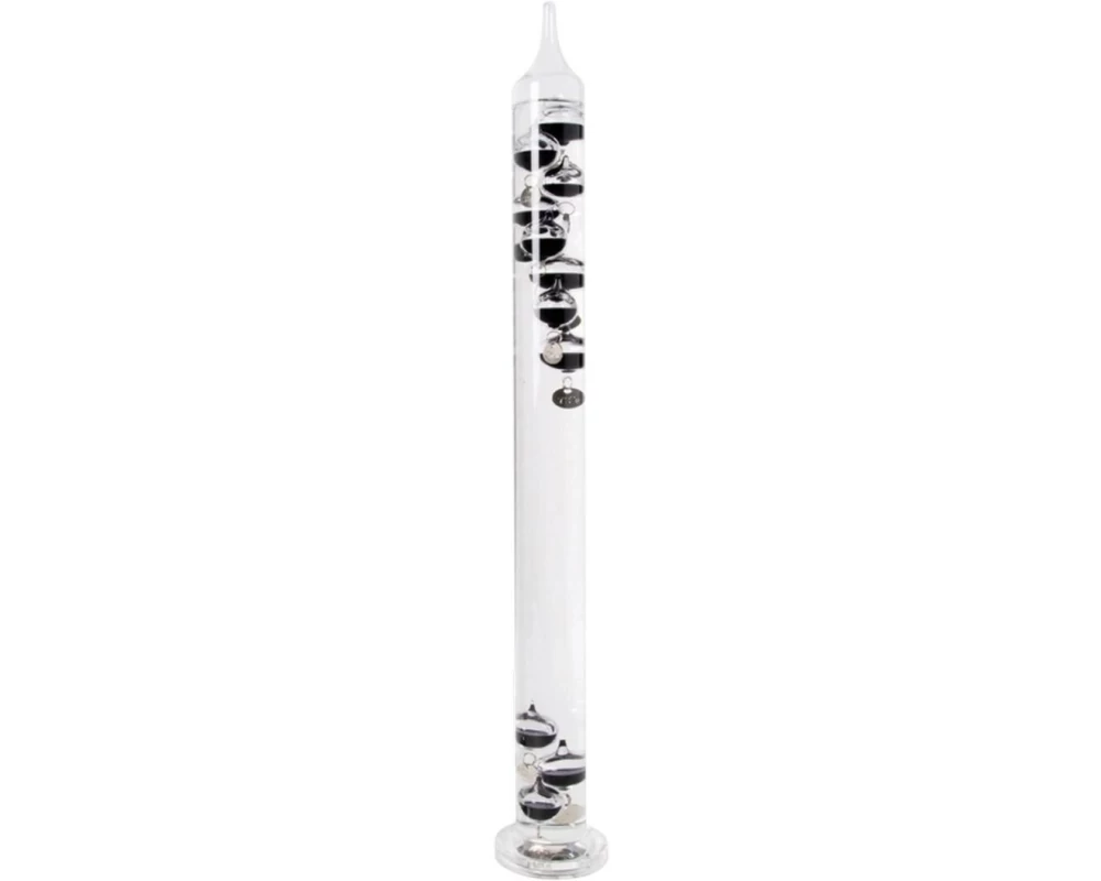 Esschert Design Galileo-Thermometer Glas Transparent Silber 56.3 cm