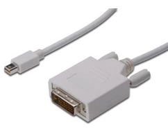Assmann 2 m DVI/Mini DisplayPort Video Cable for MacBook, MacBook Pro, Mac mini, Projector