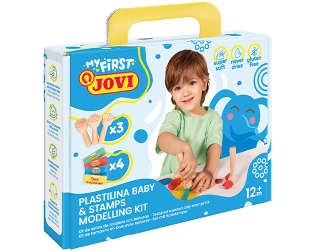 JOVI MY First Baby Knete Set 4x38g 511003749 Plastilina Baby