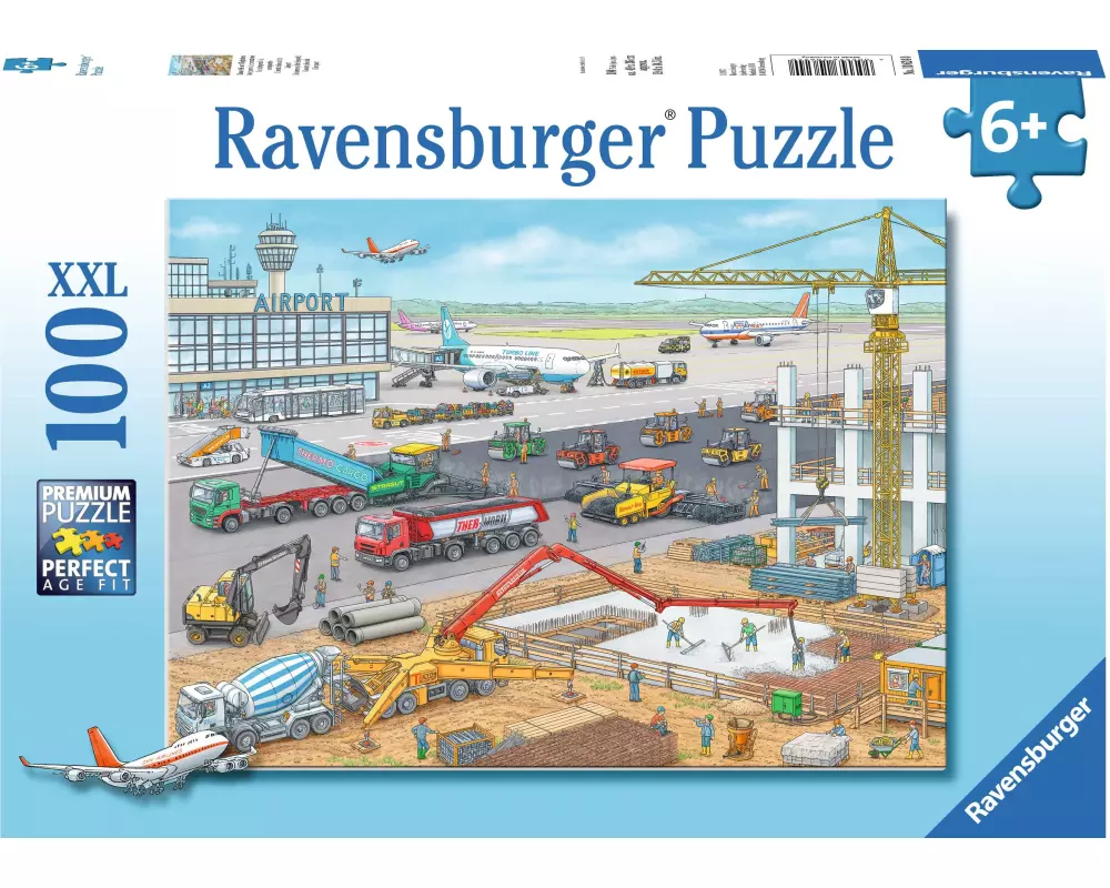 Ravensburger Puzzle Baustelle am Flughafen 100 XXL Teile