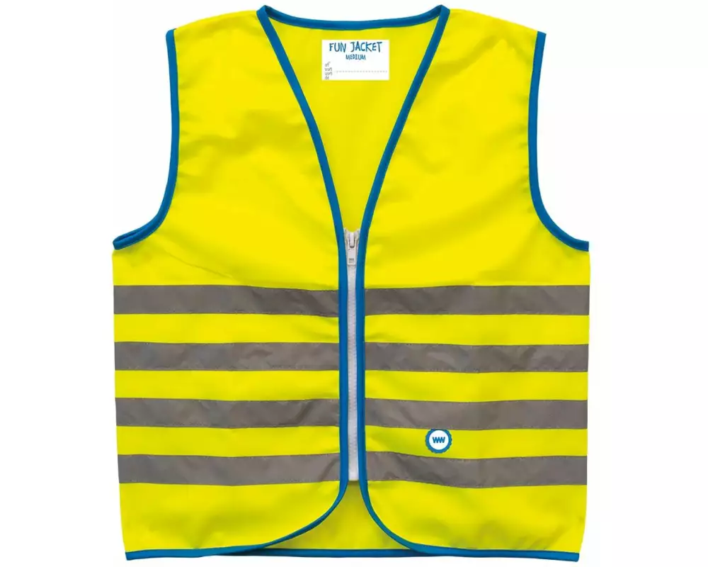 wowow Reflexweste Fun Jacket M, Gelb