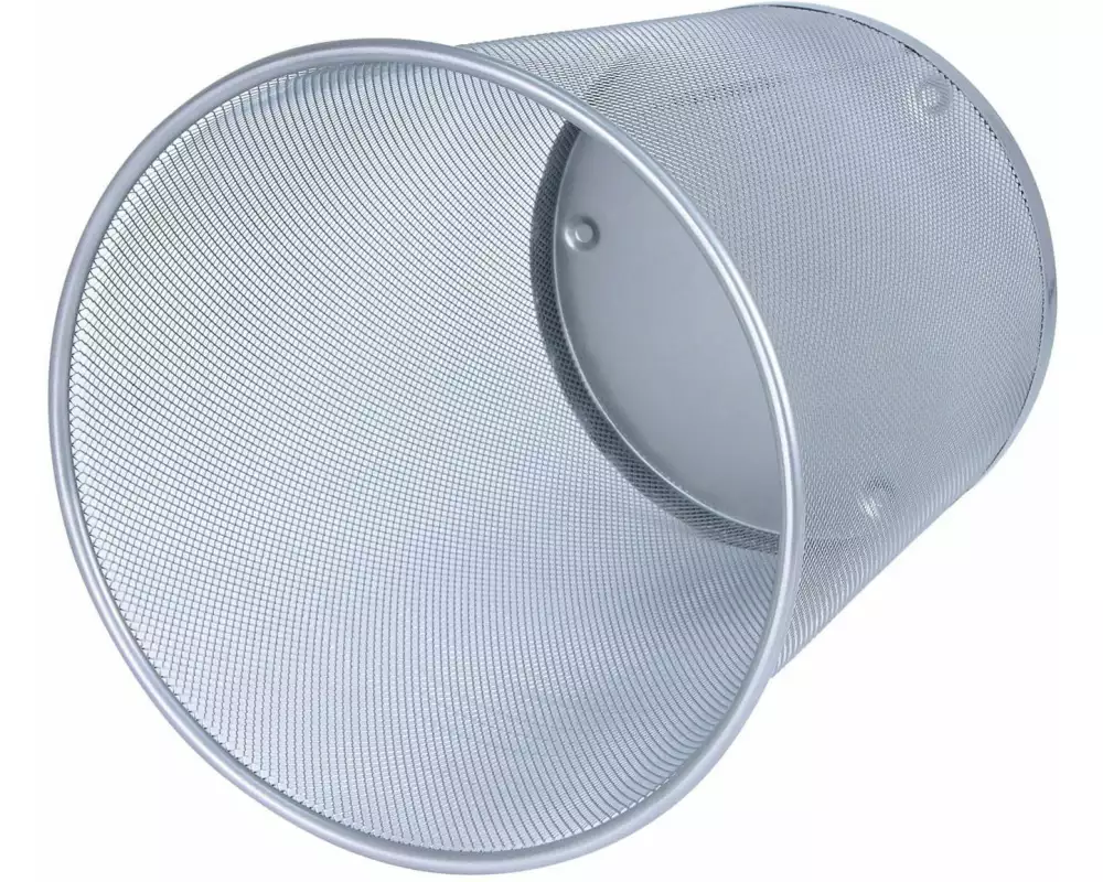 WEDO Papierkorb Office Silber