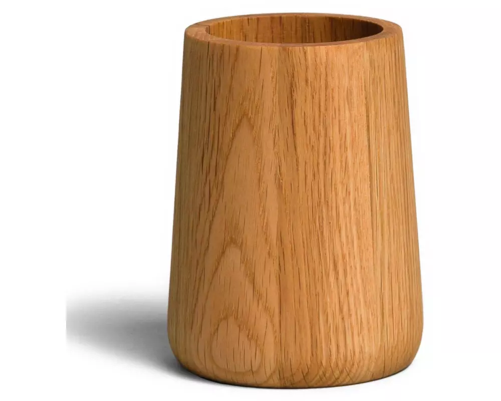 Möve Zahnputzbecher Oak Braun