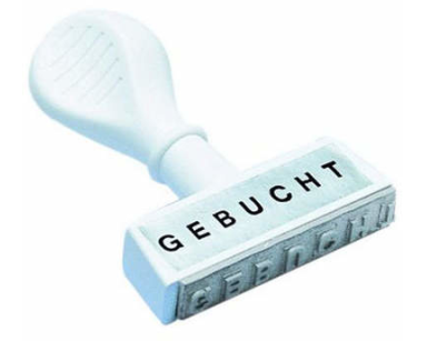 WEDO Textstempel 193 12 Gebucht