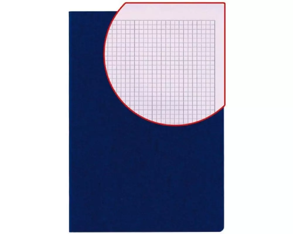 office focus Schulheft A4 kariert 40 Blatt, Blau, 10 Stück
