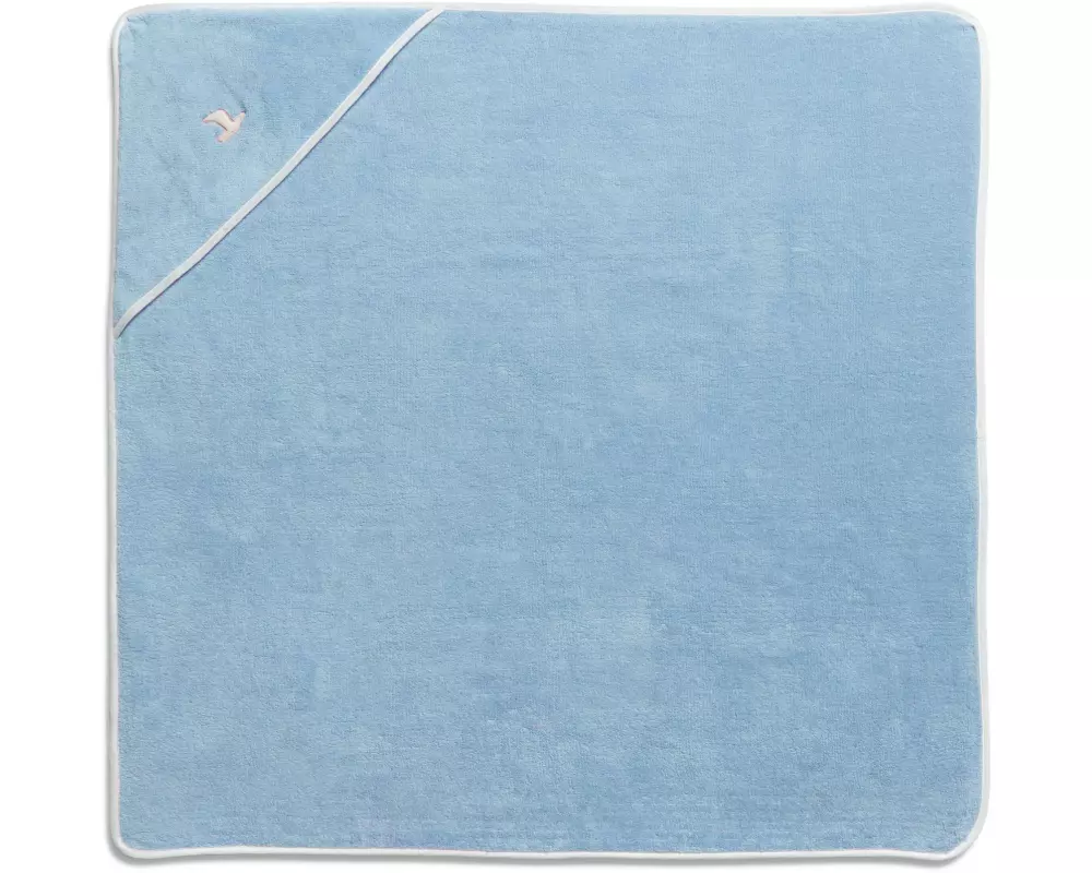 Möve Baby-Kapuzentuch Soft Hug 100 x 100 cm, Aqua