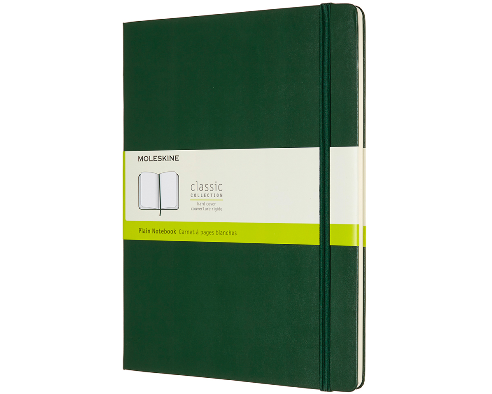 MOLESKINE Notizbuch XL HC 25x19cm 629117 blanko, myrtengrün, 192 S.