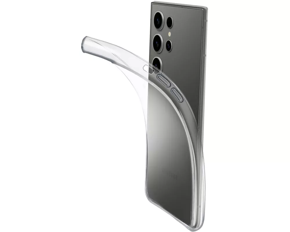 Cellular Line Back Cover Rubber Case Fine Galaxy S25 Ultra Transparent