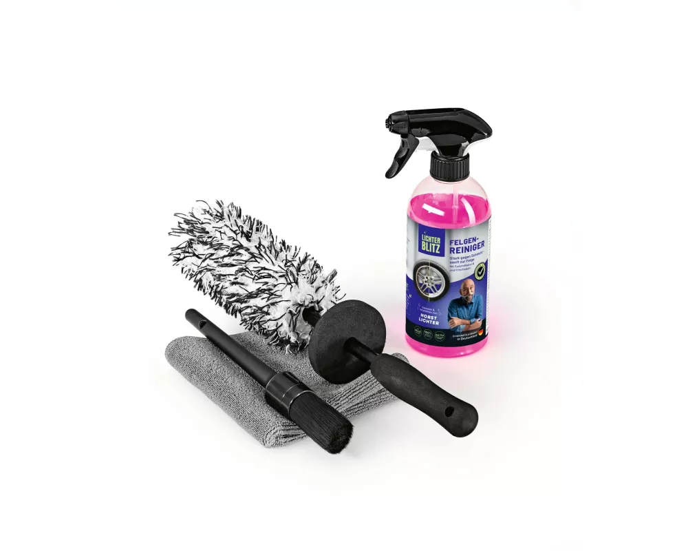 Lichterblitz Felgenreiniger Set, 4-teilig