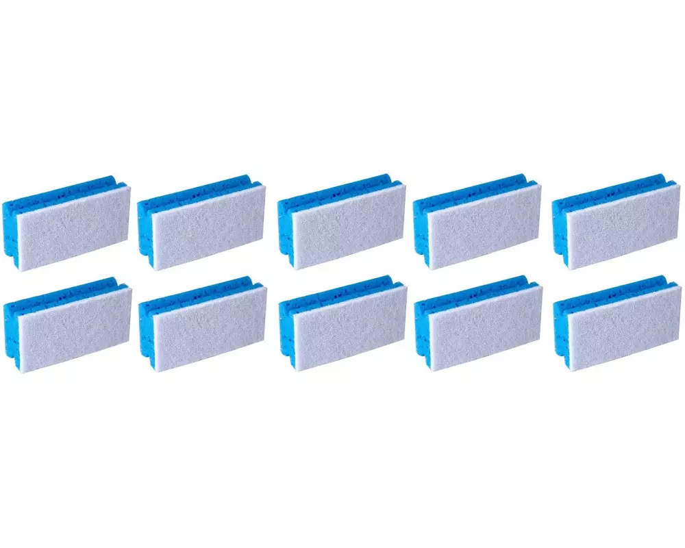 Edi Baur Schwamm Profi 10 Stück, Blau/Weiss