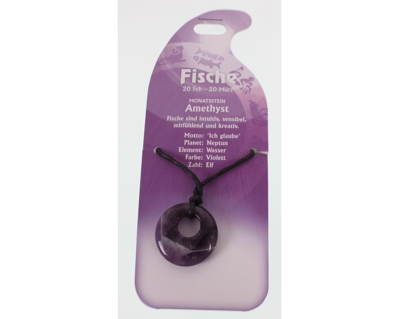 ROOST Halsband Fisch G260 Amethyst