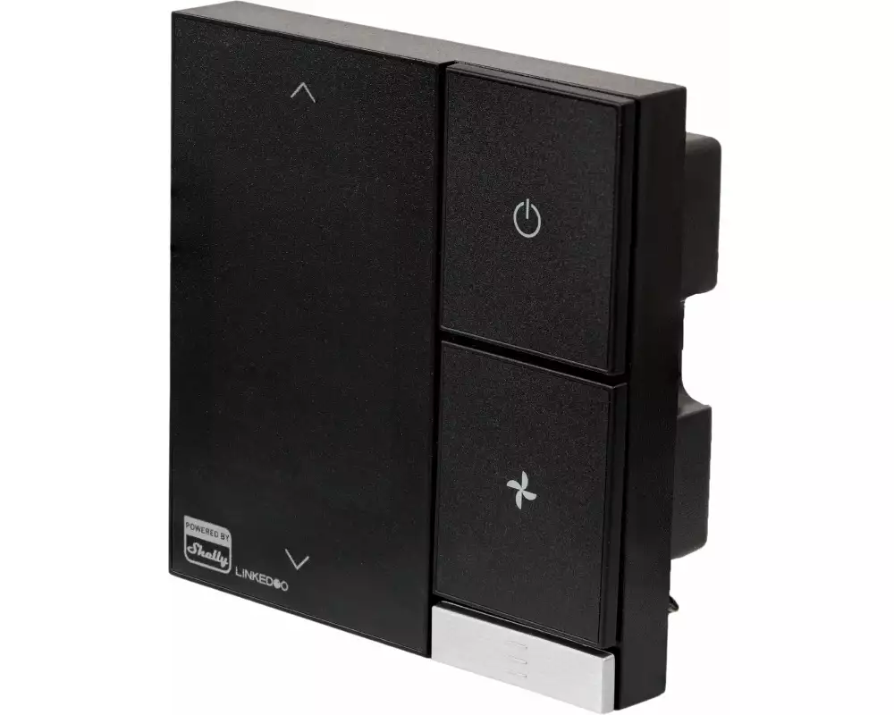 Shelly Smarter Thermostat Smart HVAC, LinkedGo Schwarz