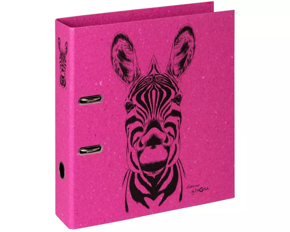 Pagna Ordner Save me Zebra A4 7.5 cm, Pink
