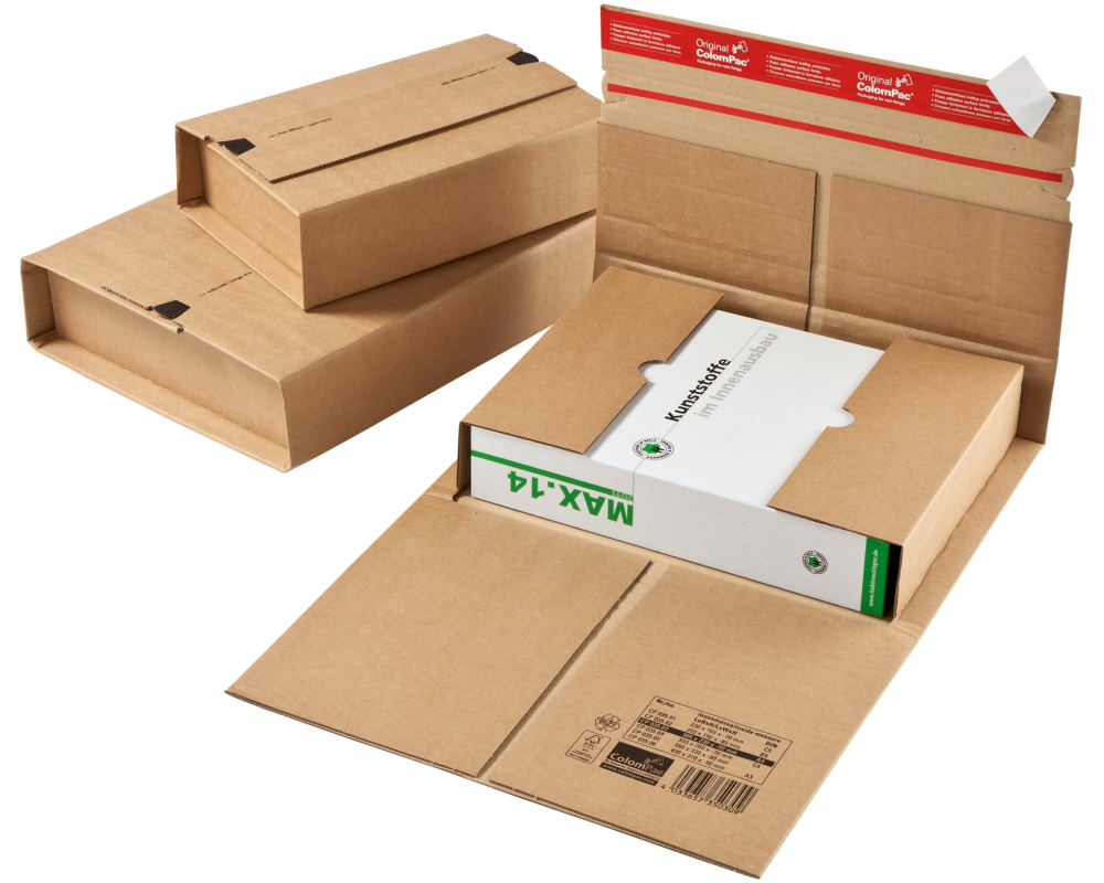COLOMPAC Univ.Versandverpackung A4 2053514 305x230x92mm braun 20 Stück