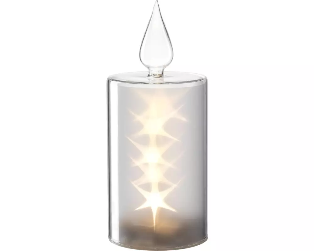 LEONARDO LED-Kerze Riposa 21, Weiss