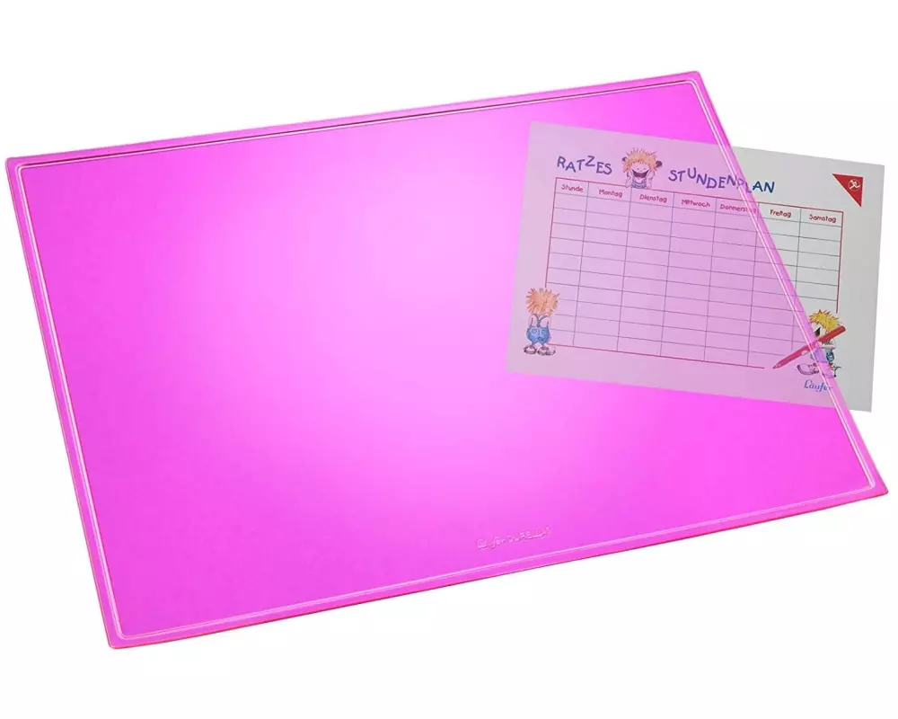 Läufer Schreibunterlage Transluzent 40 x 53 cm, Pink