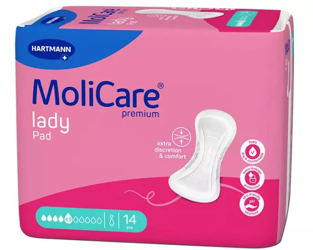 MoliCare Inkontinenz Einlagen Lady Pad 4.5 14 Stück