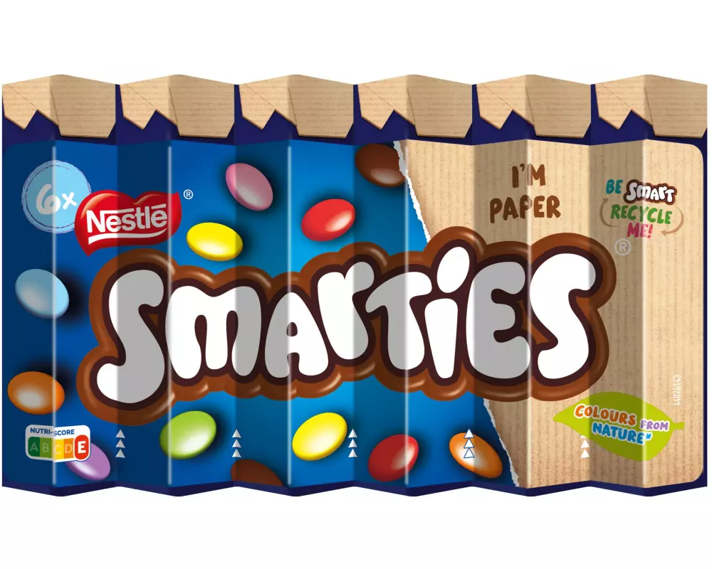 Nestlé Snacks Schokolade Smarties 6 x 34 g