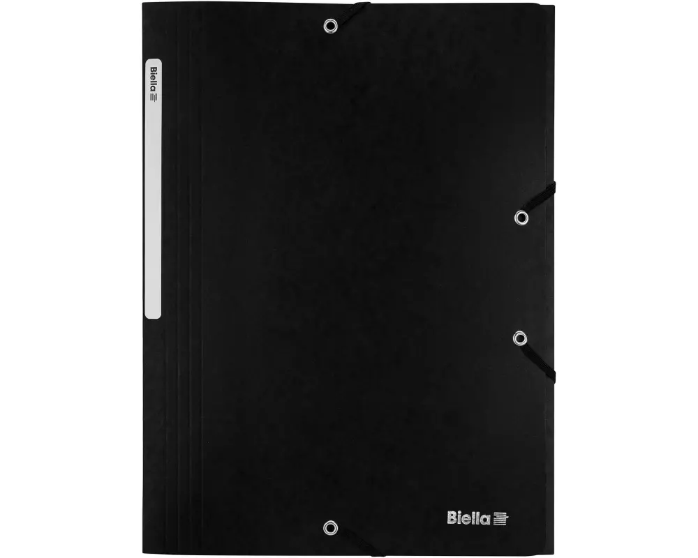 Biella Gummibandmappe A4 Schwarz