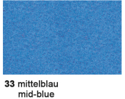 URSUS Bastelfilz 20x30cm 4170033 mittelblau,150g 10 Bogen