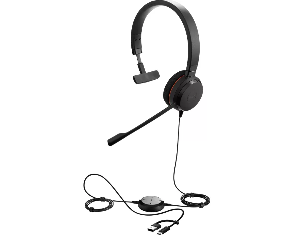 Jabra Headset Evolve 20 Mono UC USB C/A