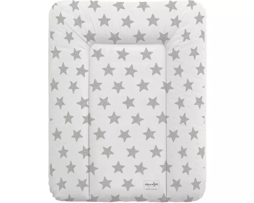 Bisal Wickelkissen Soft Sterne, Grau