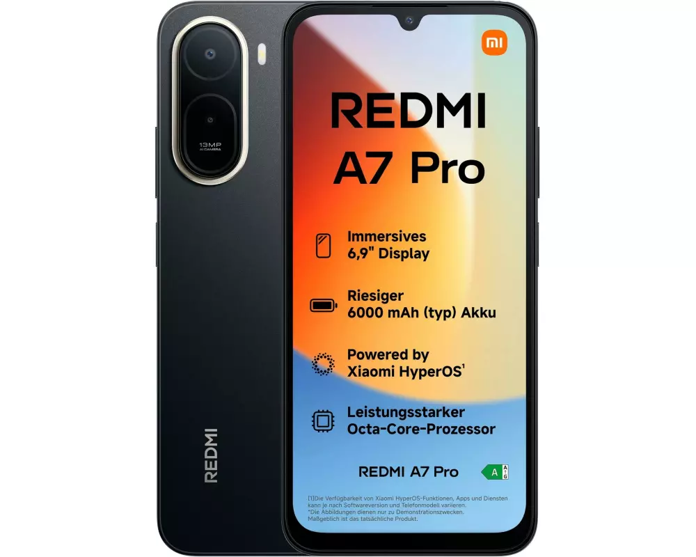Xiaomi Redmi A7 Pro 4G 4 GB 128 GB Schwarz