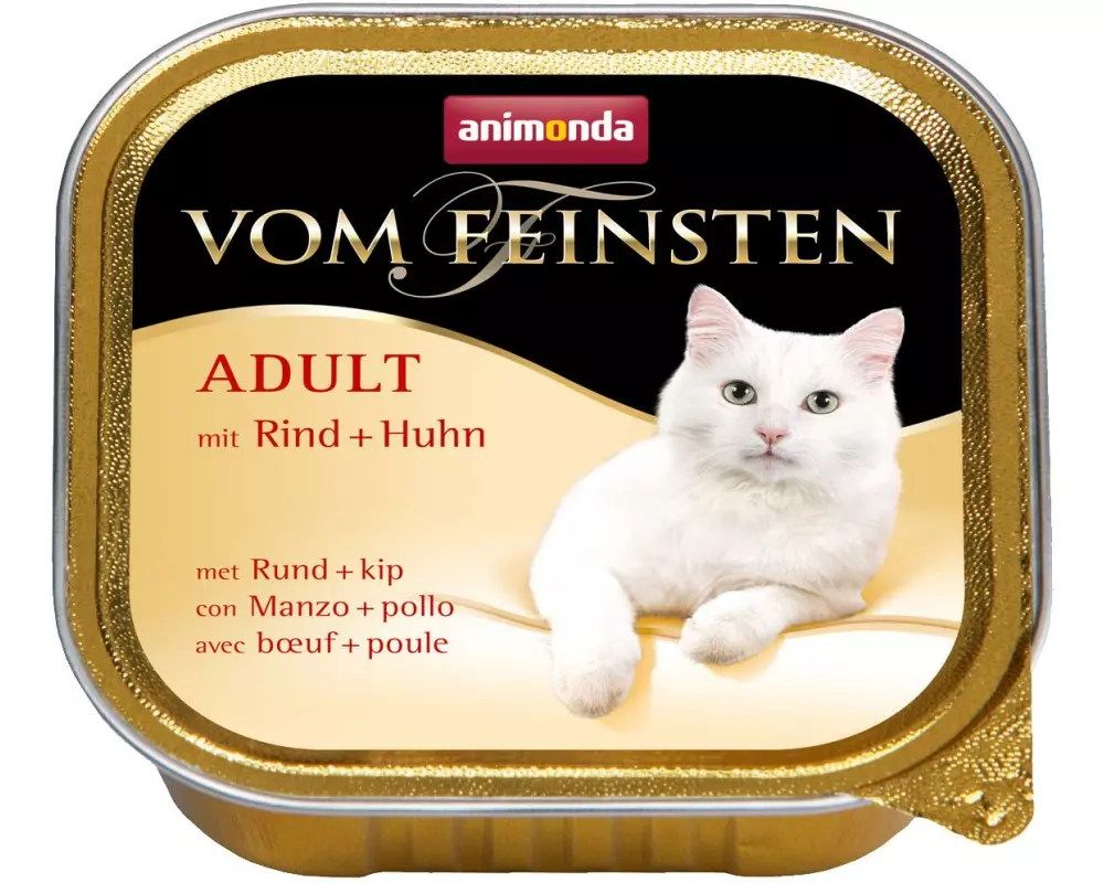 animonda Nassfutter Vom Feinsten Adult Rind & Huhn, 100 g