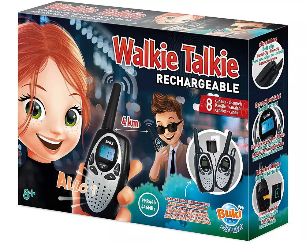Buki Rettungsdienst Walkie Talkie Aufladbar