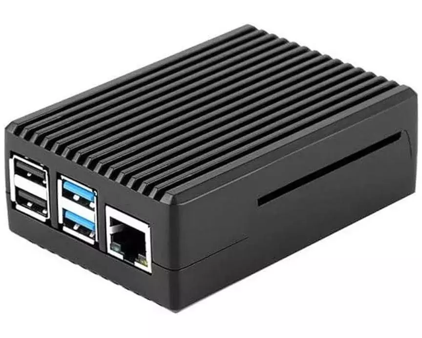 jOY-iT Gehäuse Raspberry Pi 4B Aluminium