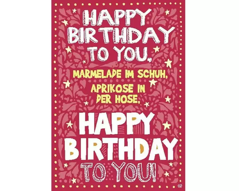 Depesche Musikkarte beweglich Happy Birthday to you