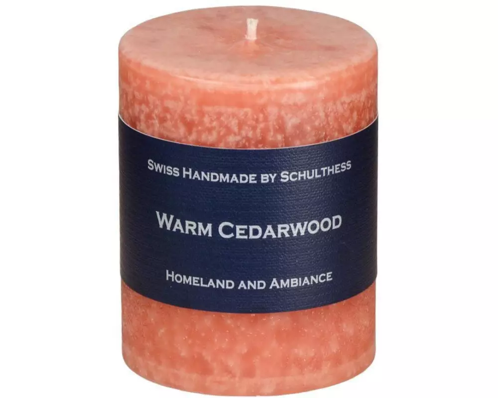 Schulthess Kerzen Duftkerze Warm Cedarwood 8 cm