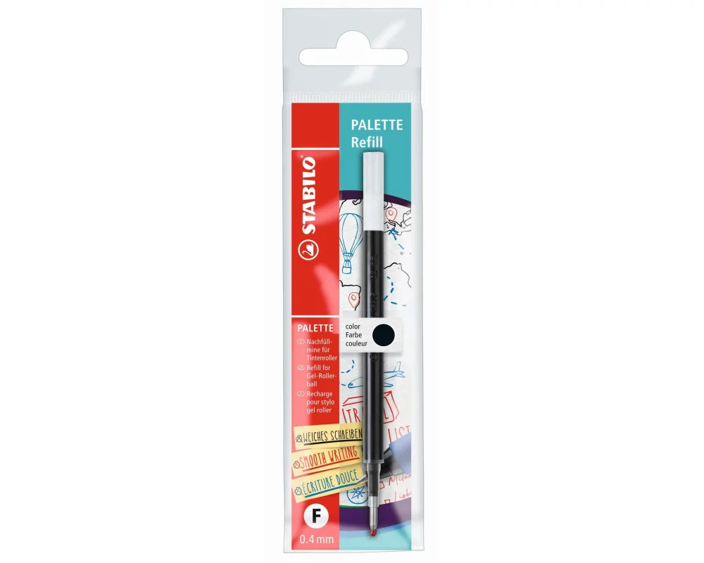 STABILO Patrone Palette Refill Schwarz, 0.4 mm