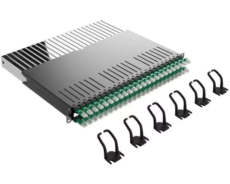 Patchbox PATCHBOX 365 Cat 6A, STP, 0.8 m, Grün, 24 Kassetten