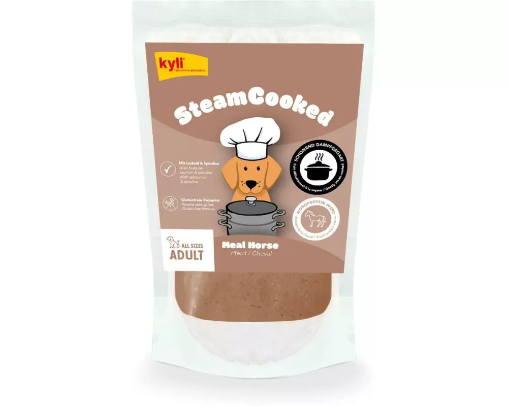 kyli Nassfutter Steamcooked Meal Horse Adult 250g