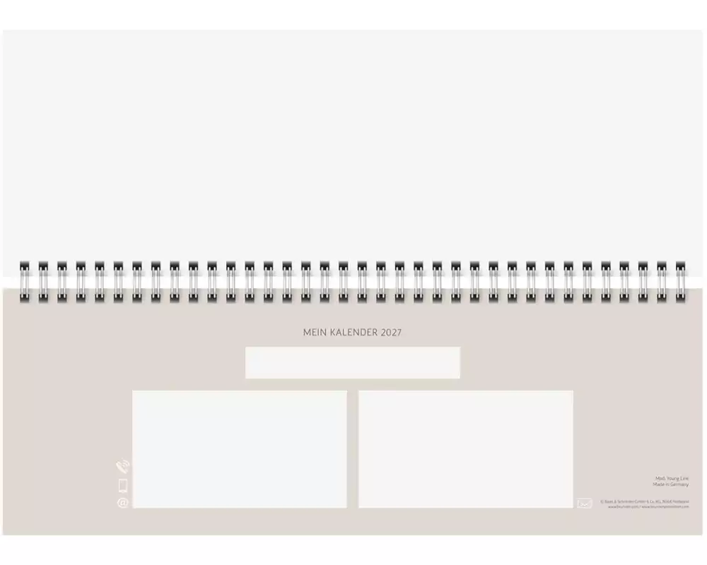 rido idé Pultkalender Design Line Greeny 1W/2S