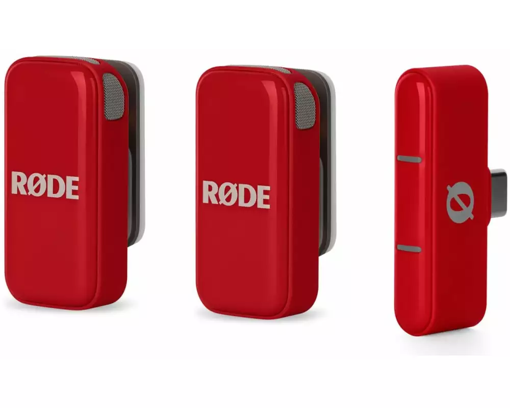 Rode Mikrofon Wireless Micro USB-C Rot