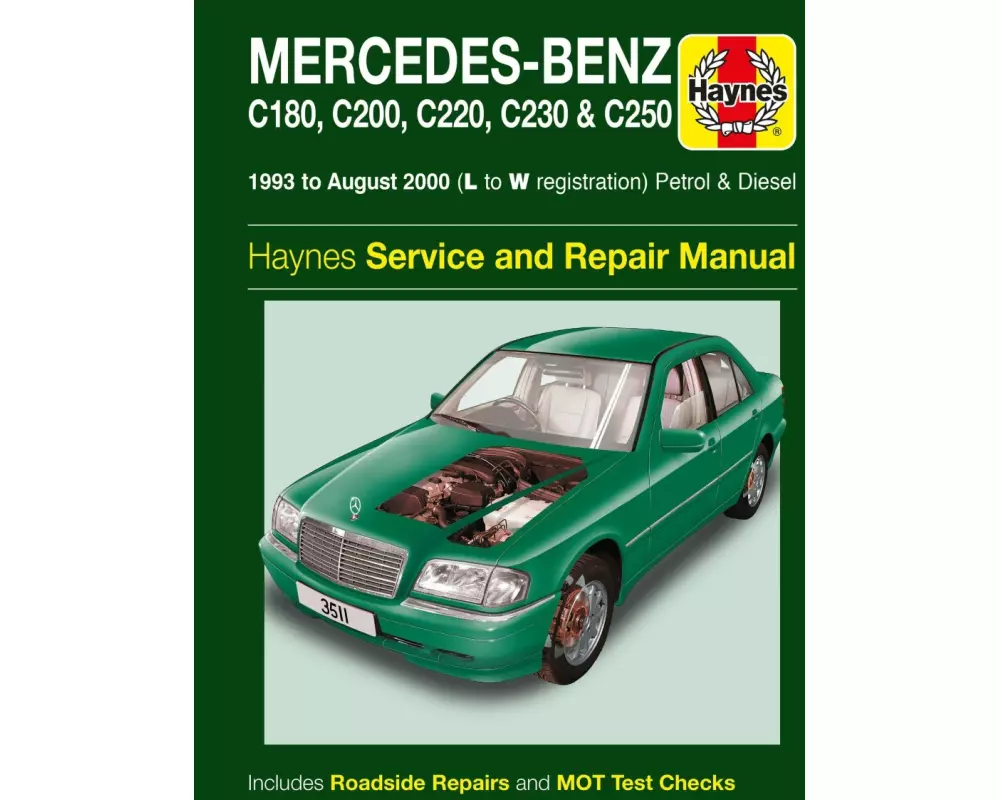 Mercedes-Benz C-Class Petrol & Diesel (93 - Aug 00) Haynes Repair Manual