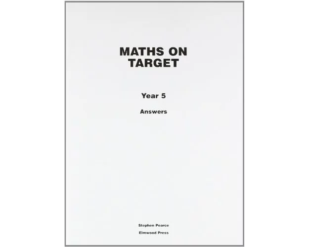 Maths on Target Year 5 Answers