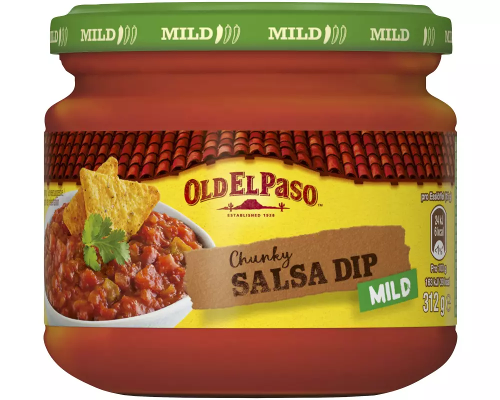 Old El Paso Chunky Salsa Dip mild 312 g