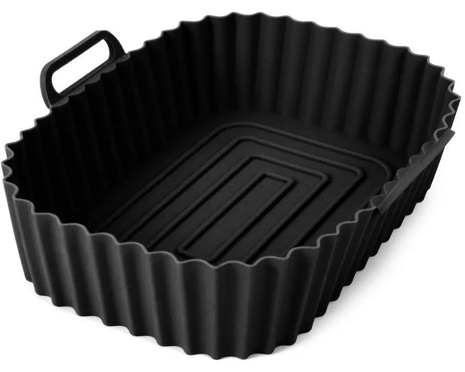 KitchBo Silikonform 20 x 15 x 6.3 cm, Schwarz / Grau