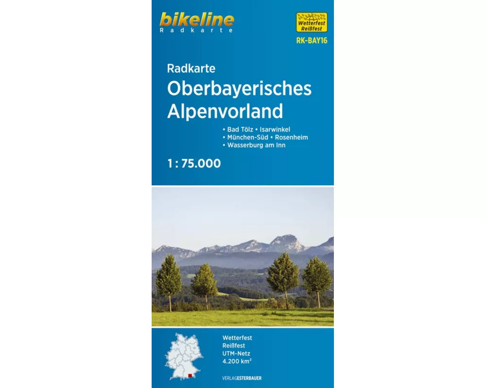 Radkarte Oberbayerisches Alpenvorland (RK-BAY16)