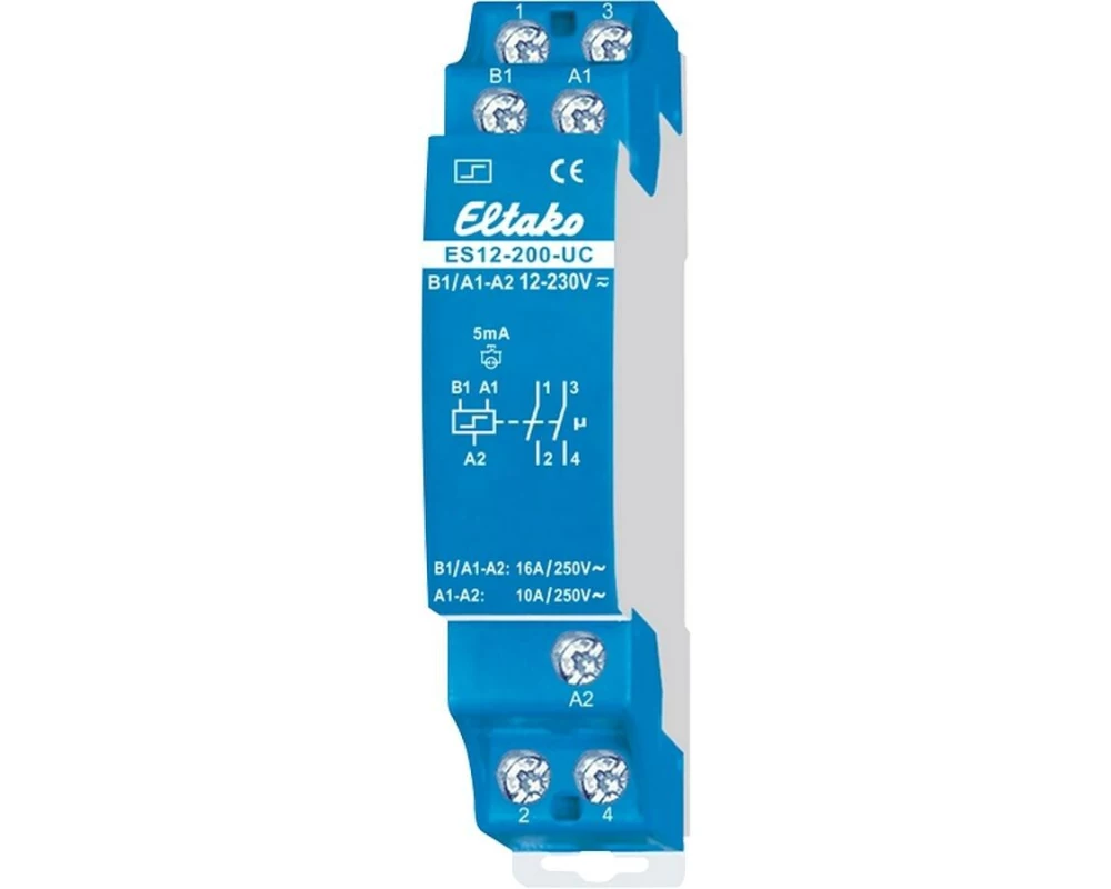 Eltako ES12-200-UC 2 Schliesser 16 A DIN-Schiene