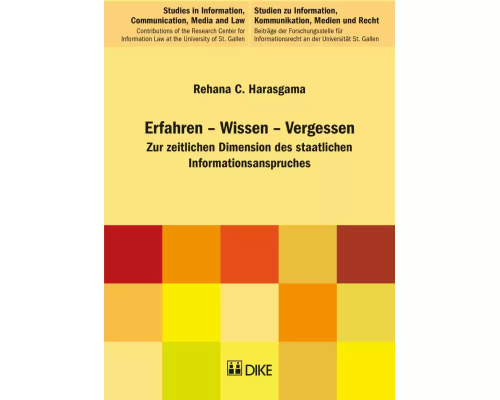 Erfahren – Wissen – Vergessen