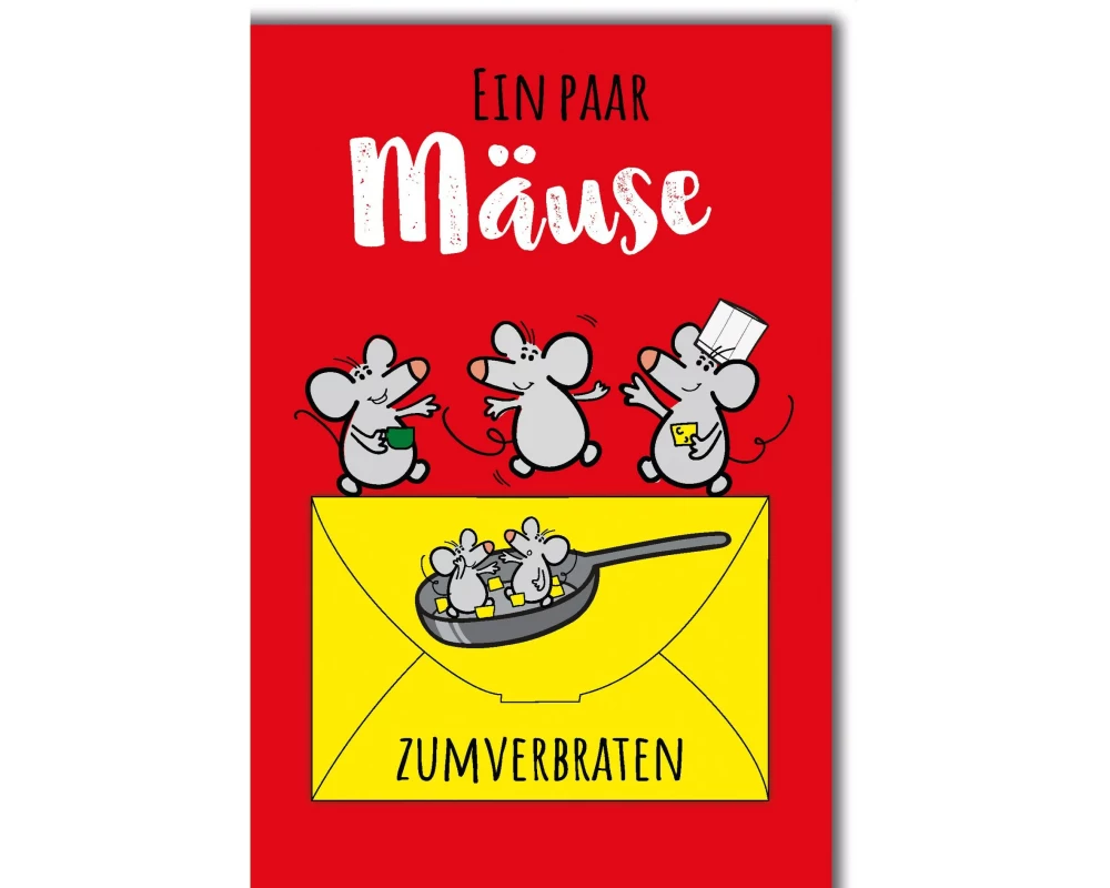 Braun + Company Motivkarte Mäuse 11.5 x 17 cm