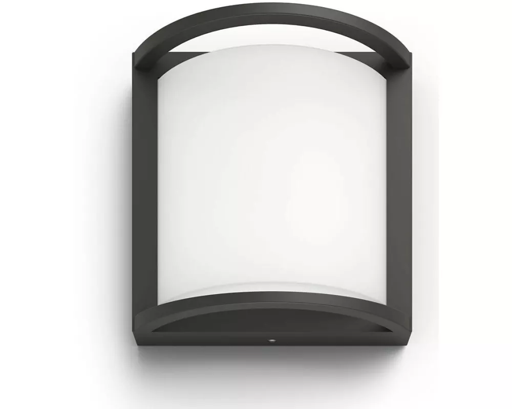 Philips Wandleuchte Samondra, 12 W, 1200 lm, 2700 K, Anthrazit