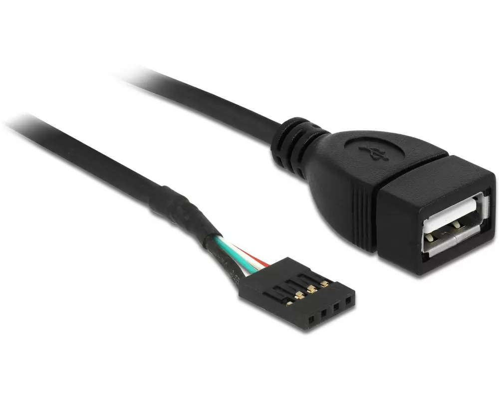 Delock USB 2.0-Kabel Pinheader - USB-A 0.4 m