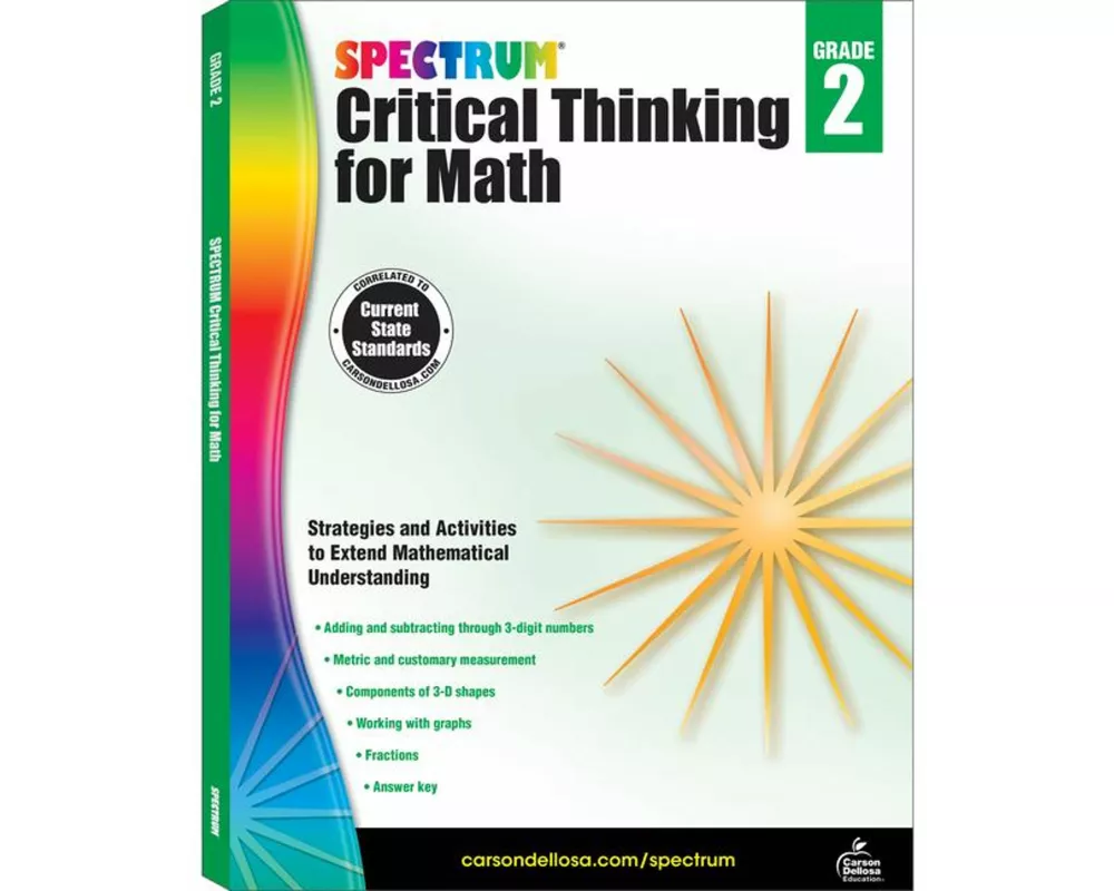 Spectrum Critical Thinking for Math, Grade 2